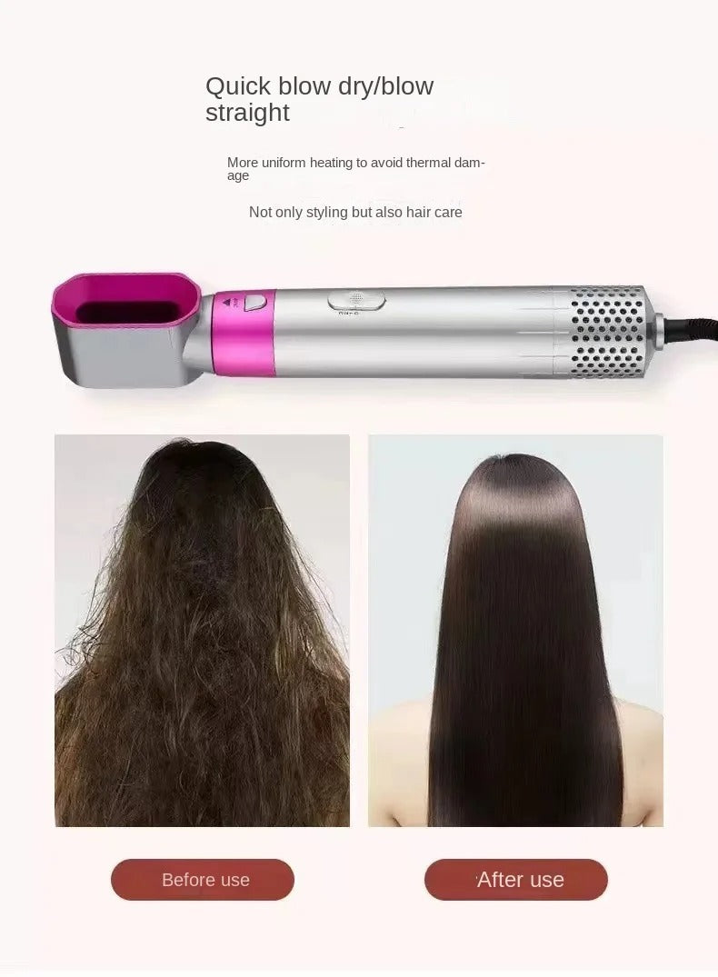 5-in-1 Hot Air Hair Dryer and Curler – Multi-Function Tool Set