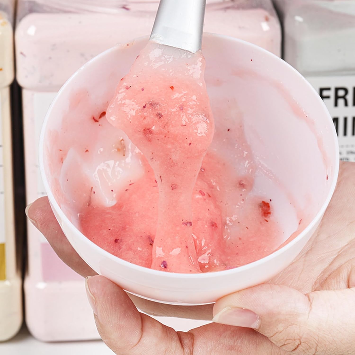 Jelly Mask For Facials Jelly Face Mask Powder With Lip Mask Free Gift