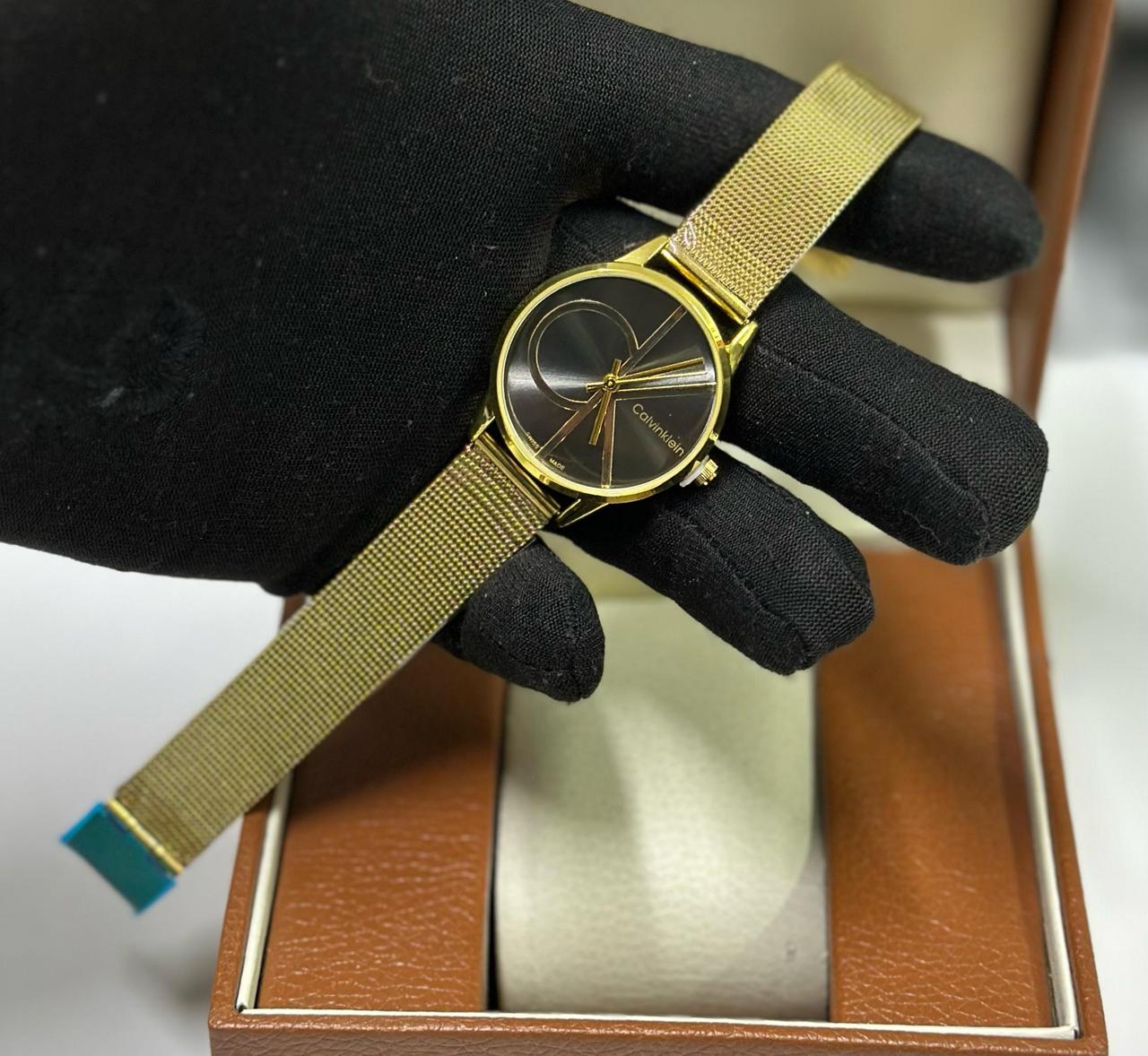 Calvin Klein Quartz Stainless Steel Strap Watch