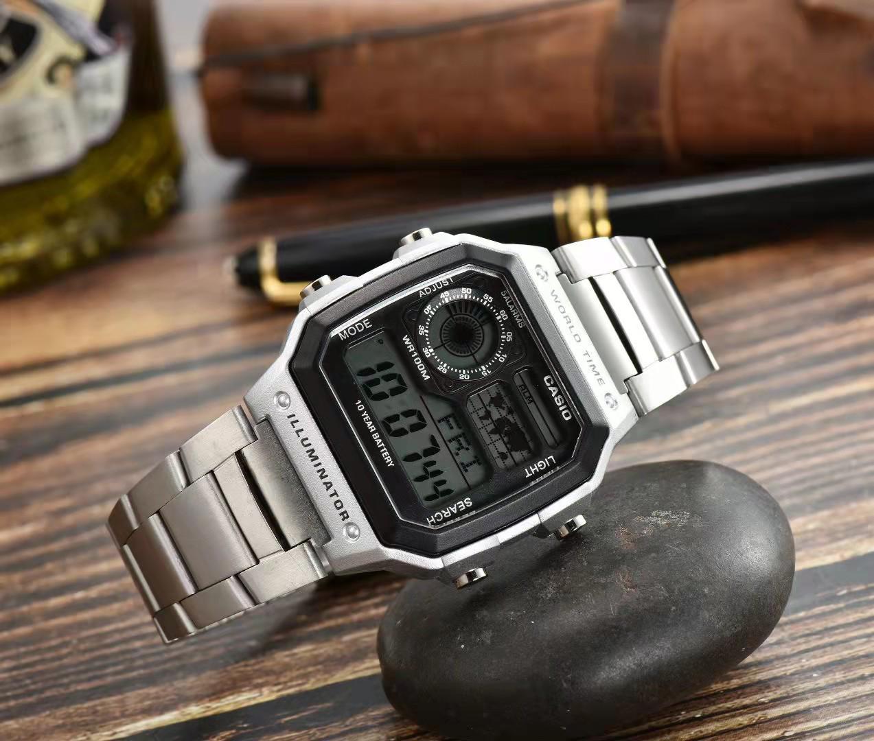 Casio Men’s metal Digital Watch – AE-1200WHD