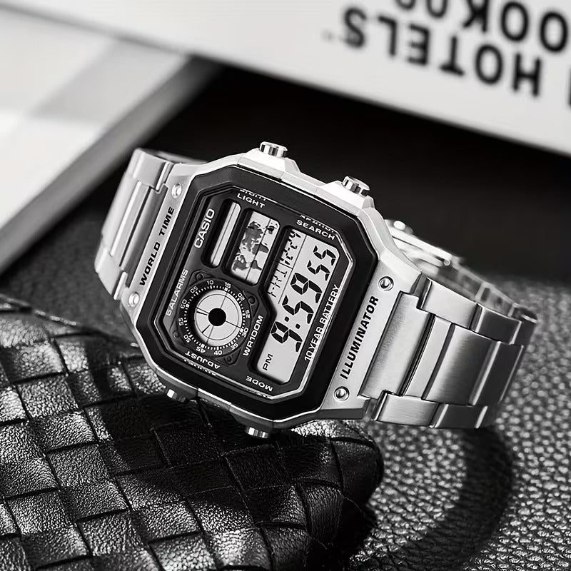 Casio Men’s metal Digital Watch – AE-1200WHD