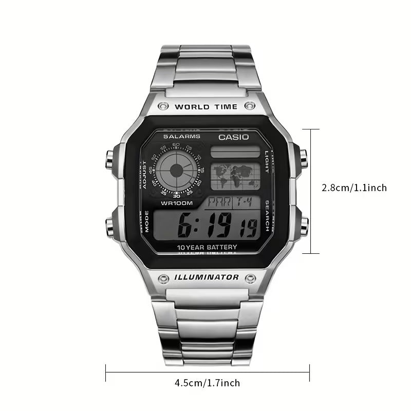 Casio Men’s metal Digital Watch – AE-1200WHD