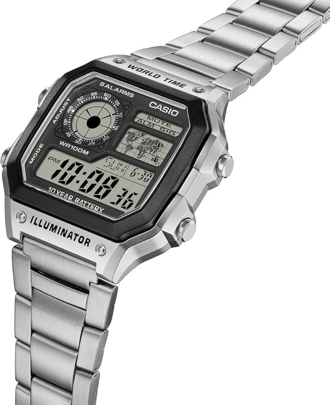 Casio Men’s metal Digital Watch – AE-1200WHD