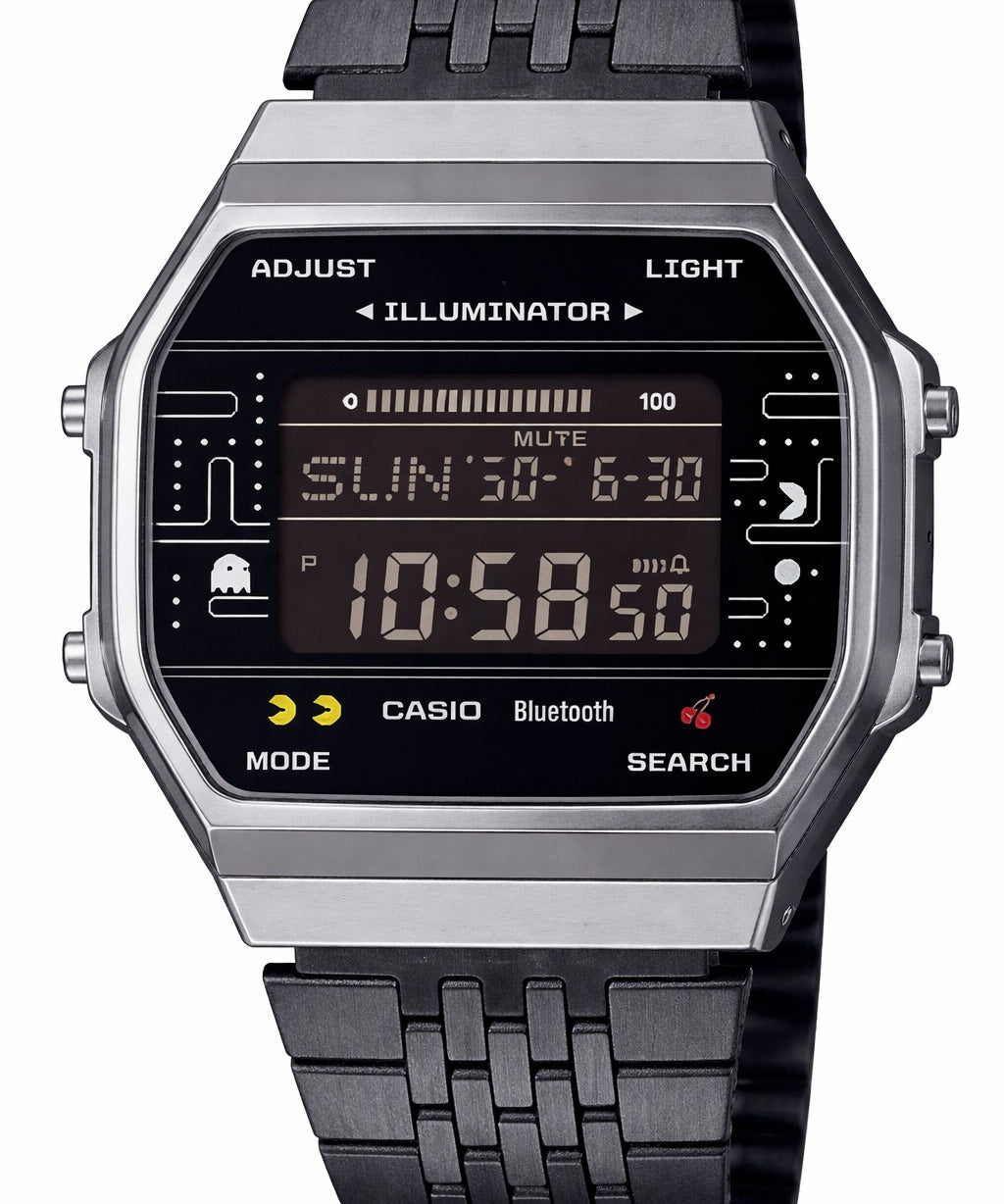 Pac-Man Arcade Limited Edition Bluetooth Digital Watch – Steel Strap
