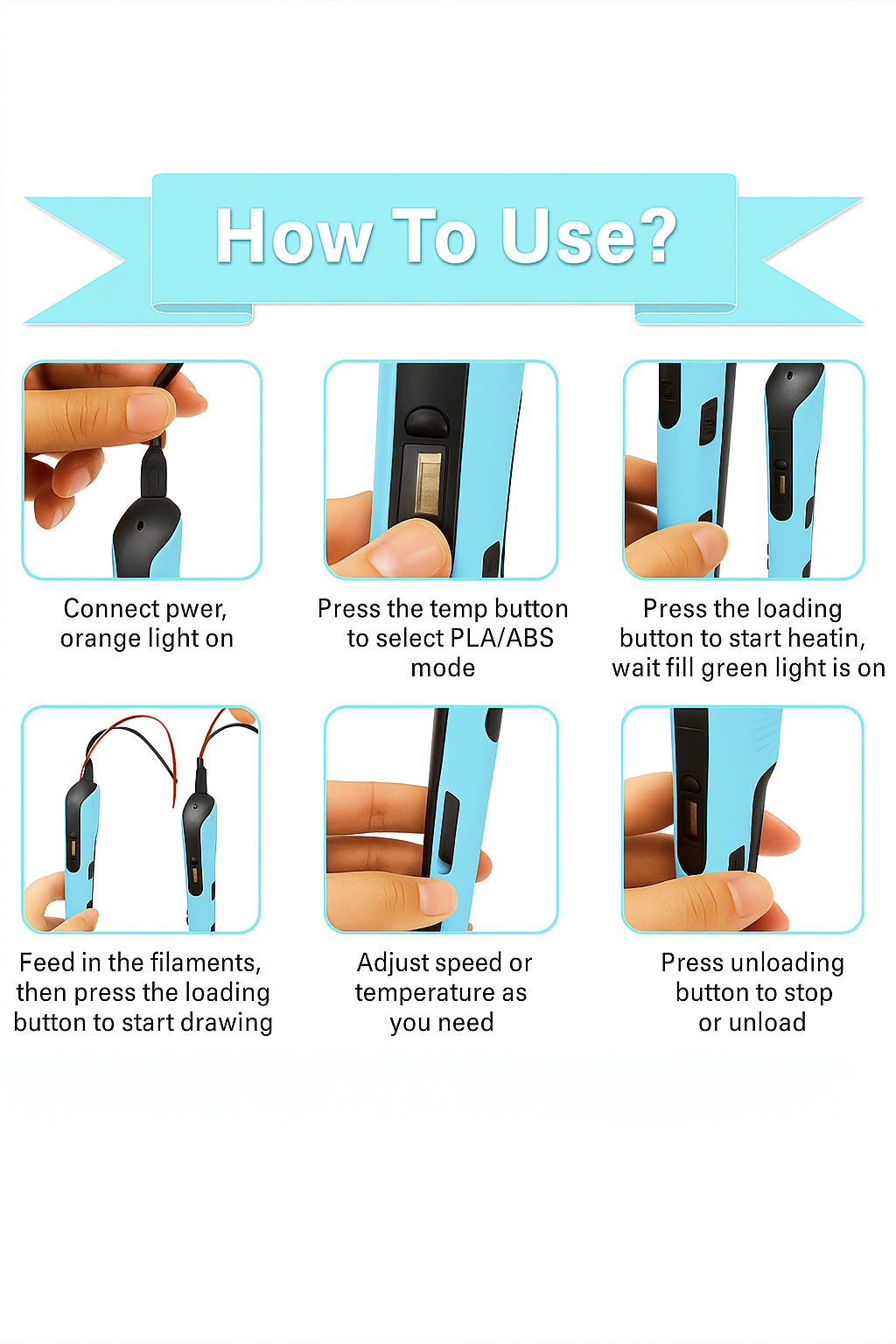 3D Printing Pen for Creative Drawing
