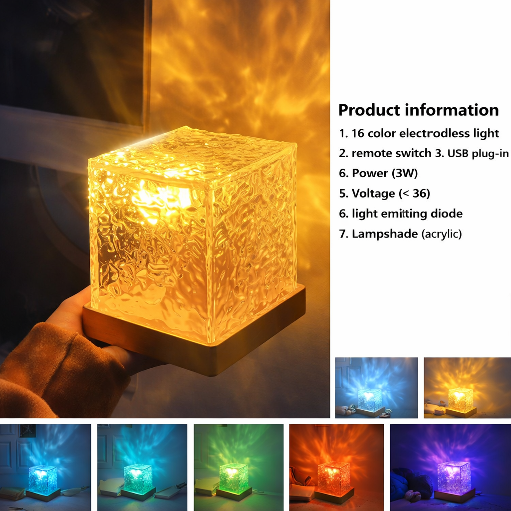 USB Rechargeable Touch Lamp with Adjustable Brightness and Dynamic Lighting Modes