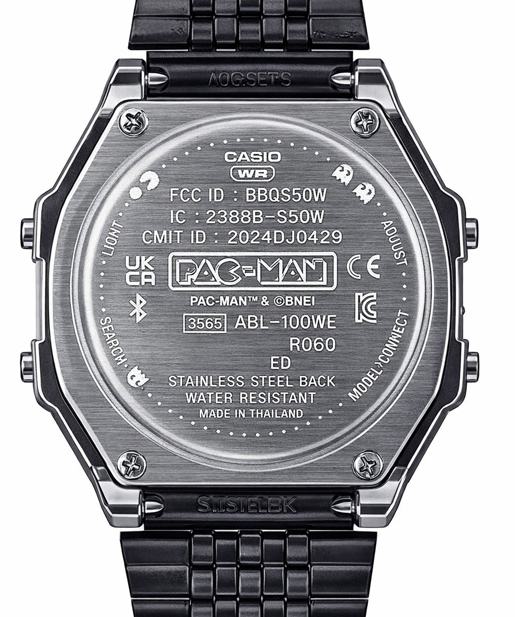 Pac-Man Arcade Limited Edition Bluetooth Digital Watch – Steel Strap