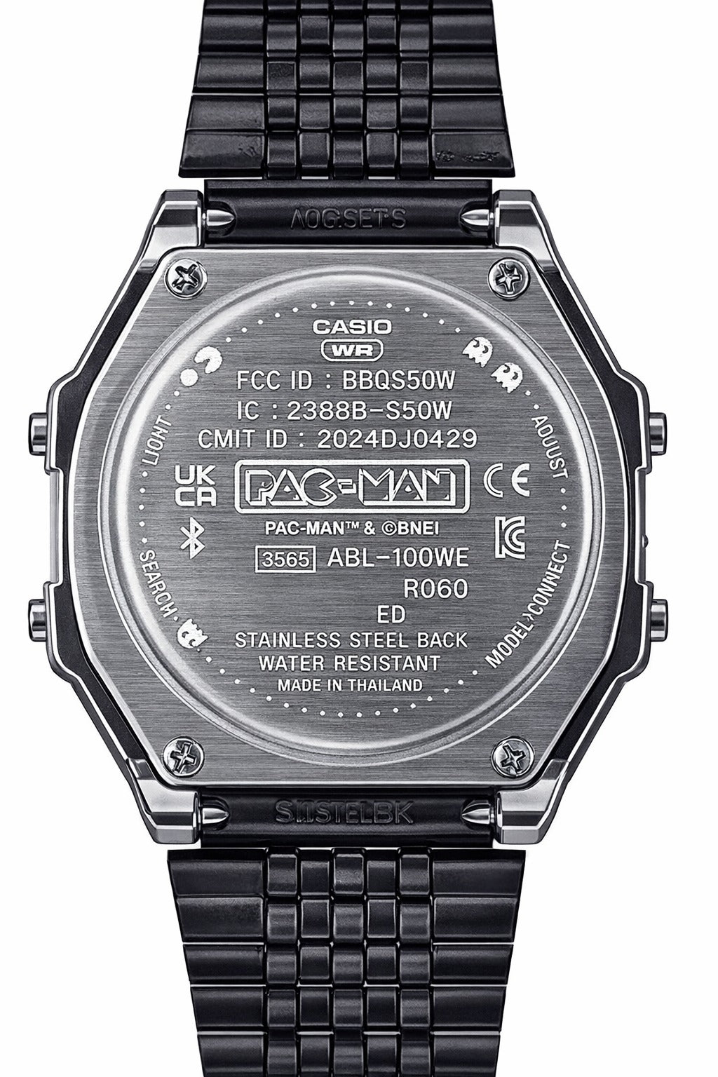 Pac-Man Arcade Limited Edition Bluetooth Digital Watch – Steel Strap