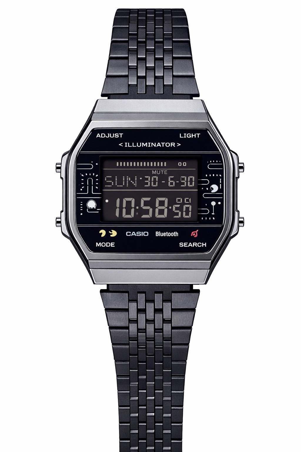 Pac-Man Arcade Limited Edition Bluetooth Digital Watch – Steel Strap