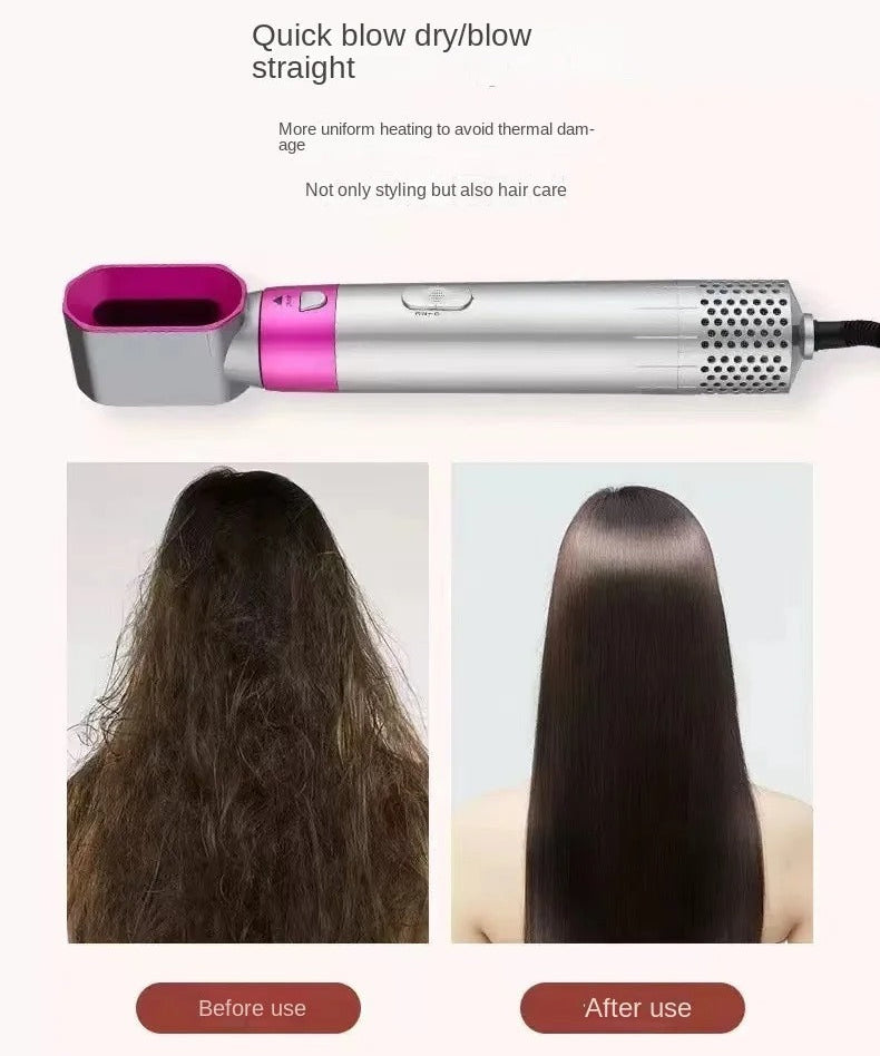 5-in-1 Hot Air Hair Dryer and Curler – Multi-Function Tool Set