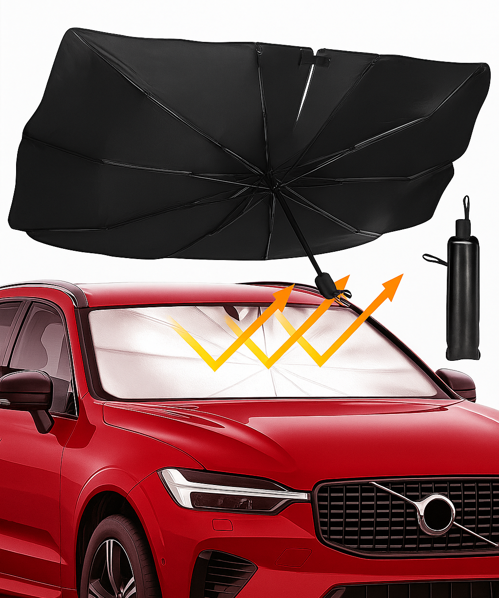 Automatic Car Umbrella Portable Windproof Sun Shade Cover for Vehicles