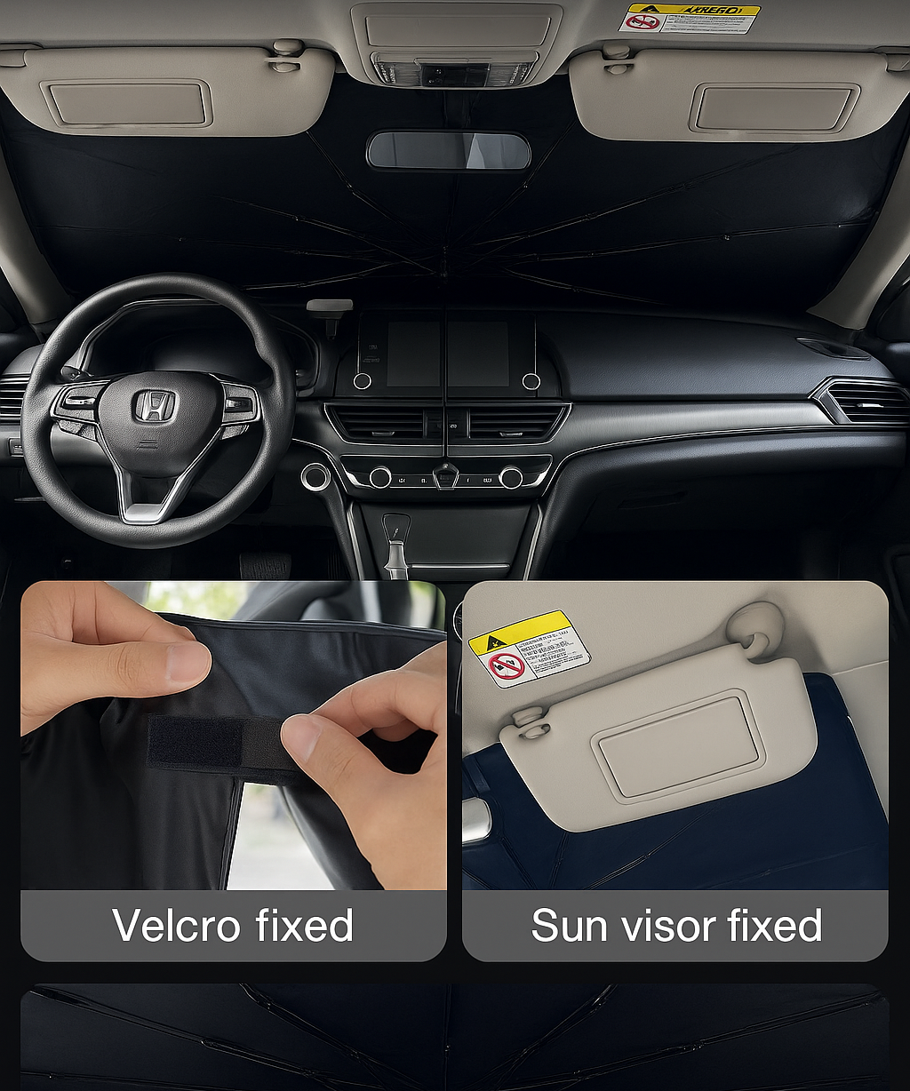 Automatic Car Umbrella Portable Windproof Sun Shade Cover for Vehicles