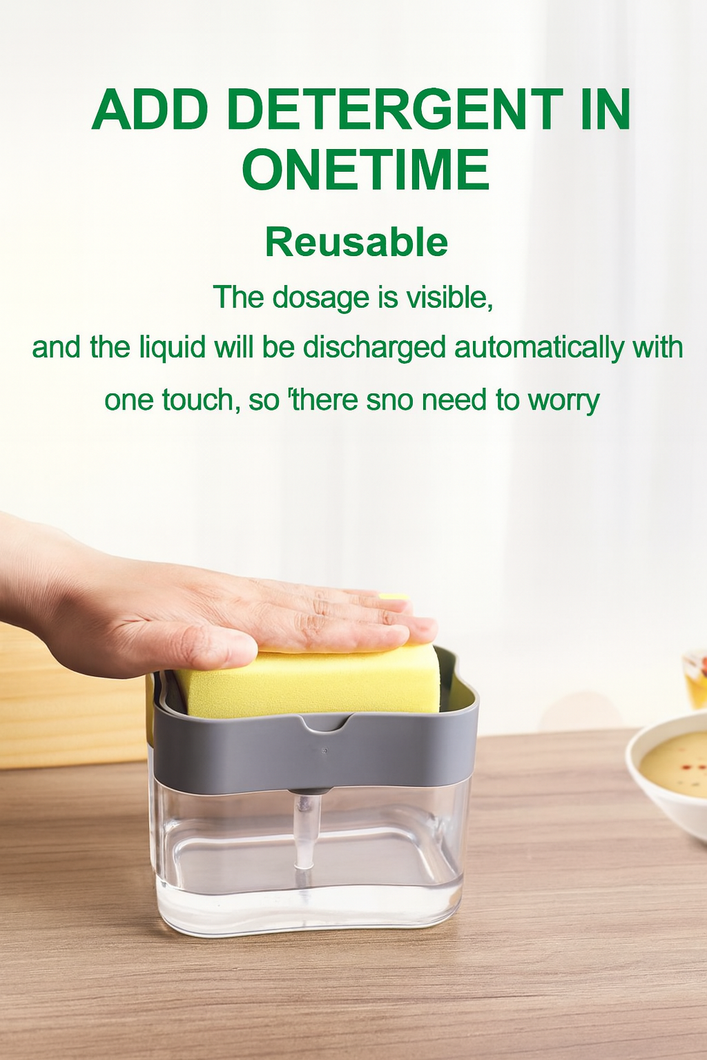 Automatic Sensor Soap Dispenser Touchless Liquid Hand Wash Home Device