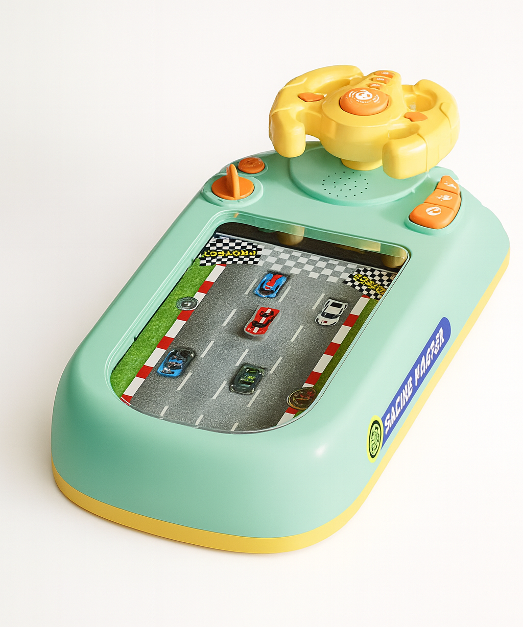 Car Adventure Track Set Interactive Toy with Mini Cars and Obstacles