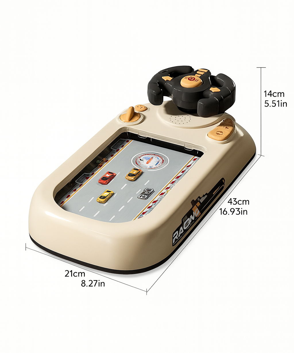 Car Adventure Track Set Interactive Toy with Mini Cars and Obstacles