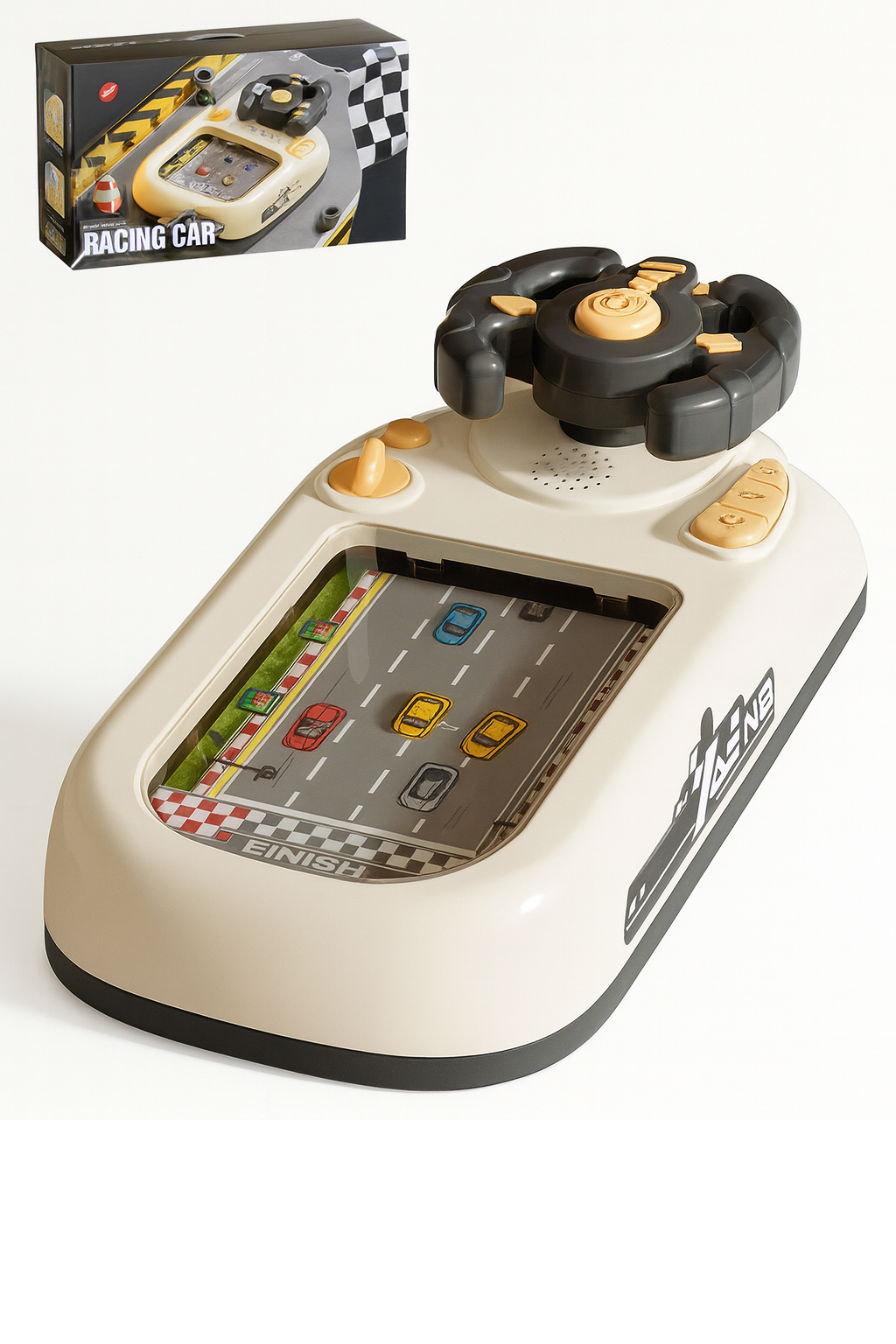 Car Adventure Track Set Interactive Toy with Mini Cars and Obstacles