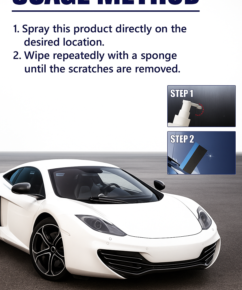 Car Scratch Remover Repair Cream Paint Restoration Polishing Compound