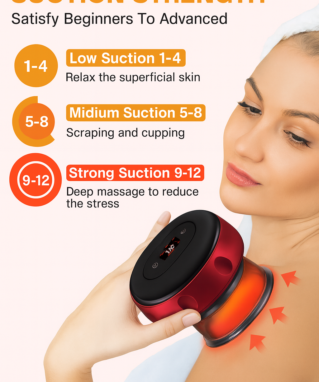 Intelligent Breathing Cupping Massager with Heat & Suction