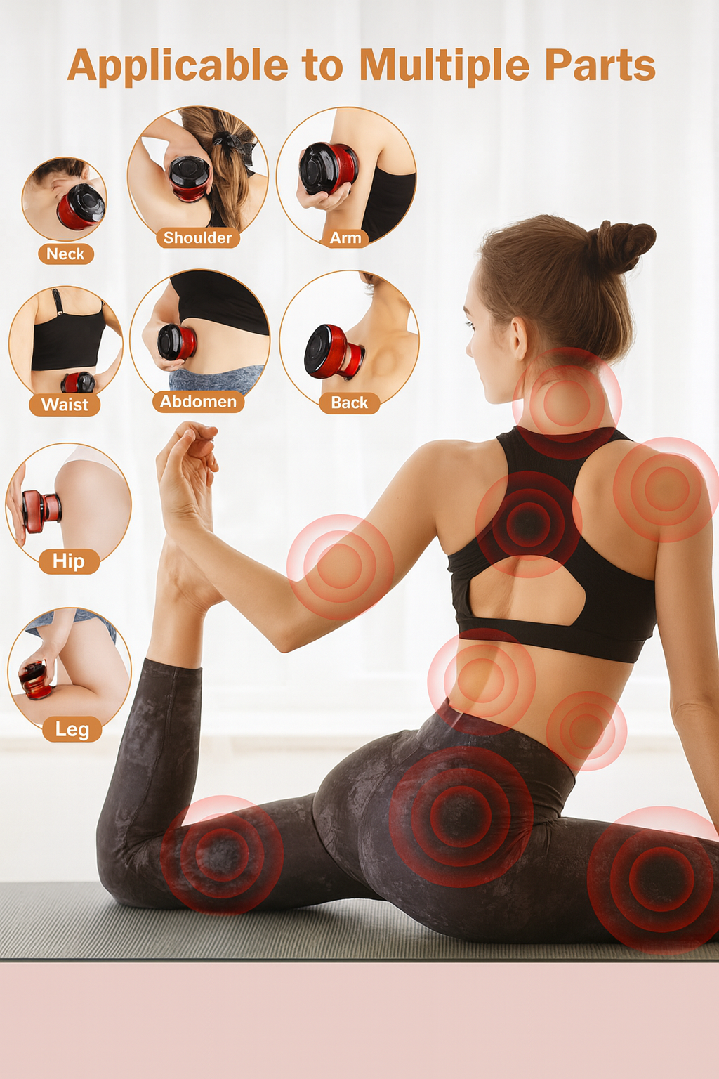 Intelligent Breathing Cupping Massager with Heat & Suction