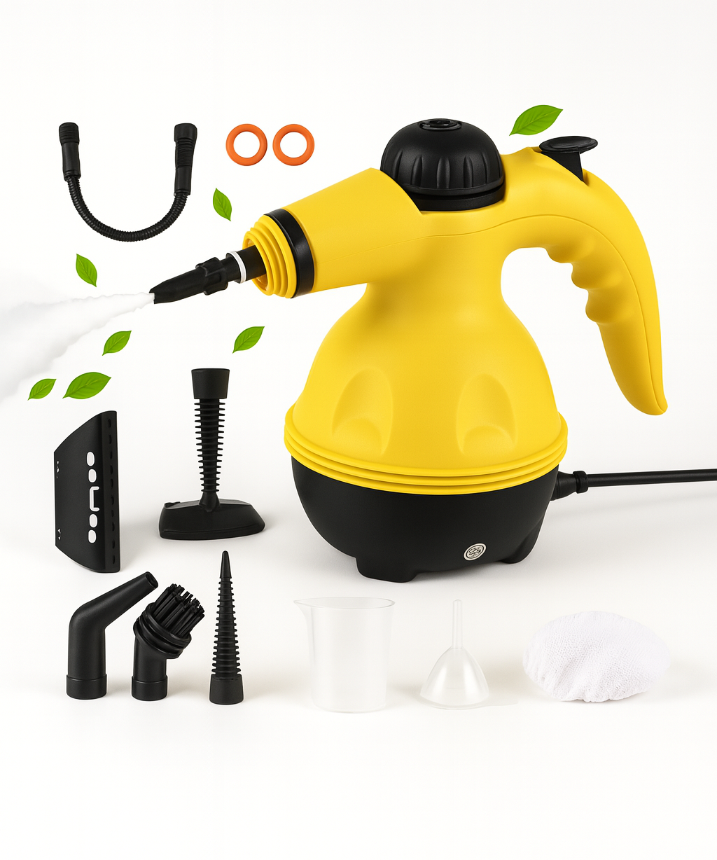 Handheld Steam Cleaner 1000W with Multi Nozzle Accessories for Home Cleaning