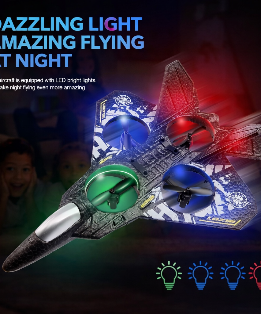 Remote Control Aeroplane Toy with 3.7V Rechargeable Battery and USB Charging