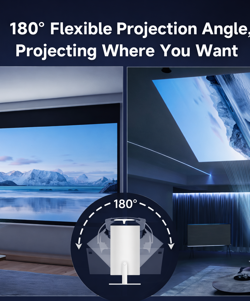 HY-300 Home Theatre Multimedia Projector with Highlight Coating Lens