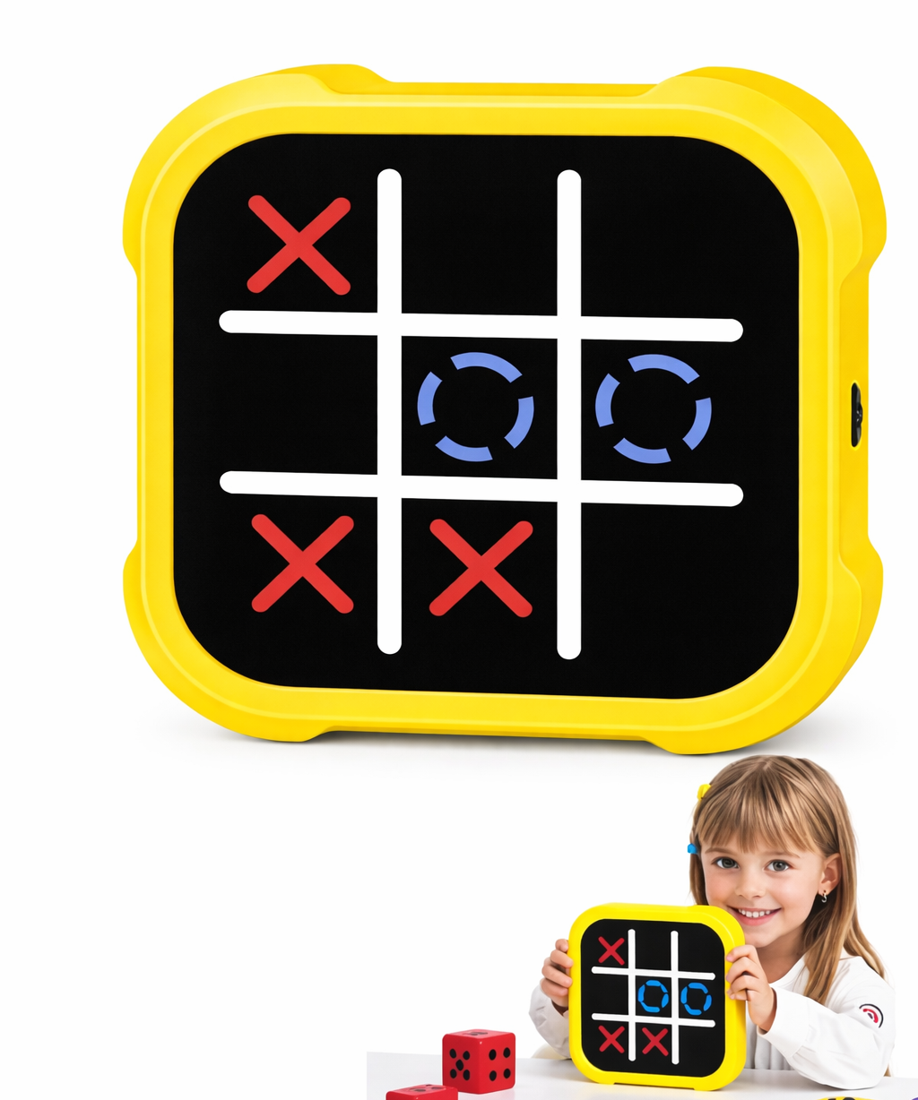 Tic Tac Toe Bolt Board Game – Kids Educational Toy 3+