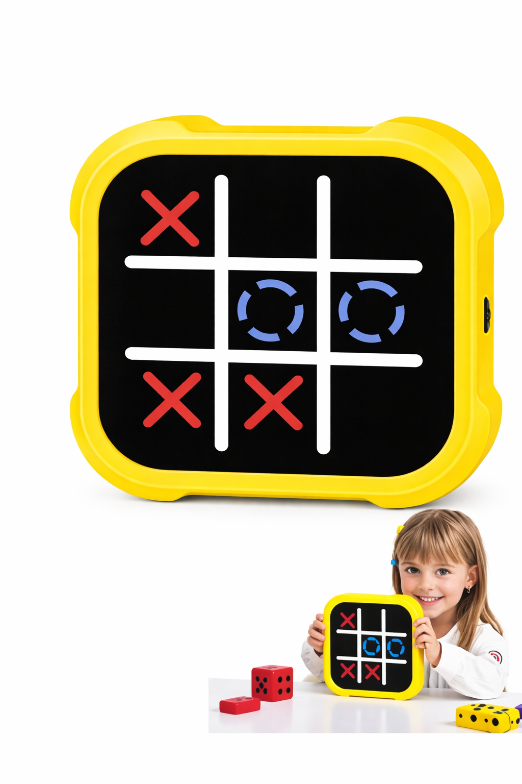 Tic Tac Toe Bolt Board Game – Kids Educational Toy 3+