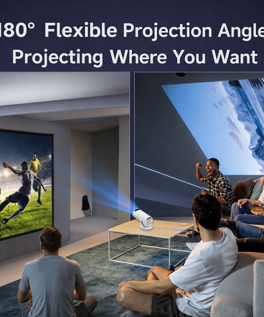 HY-300 Home Theatre Multimedia Projector with Highlight Coating Lens