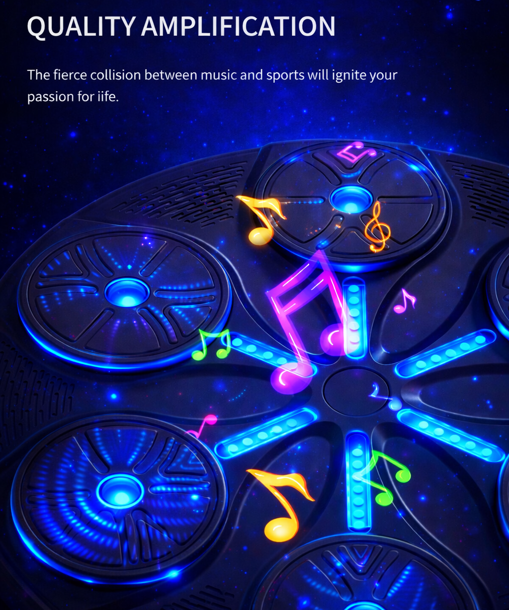 Boxing Punching Machine with LED Display & Wall Mount