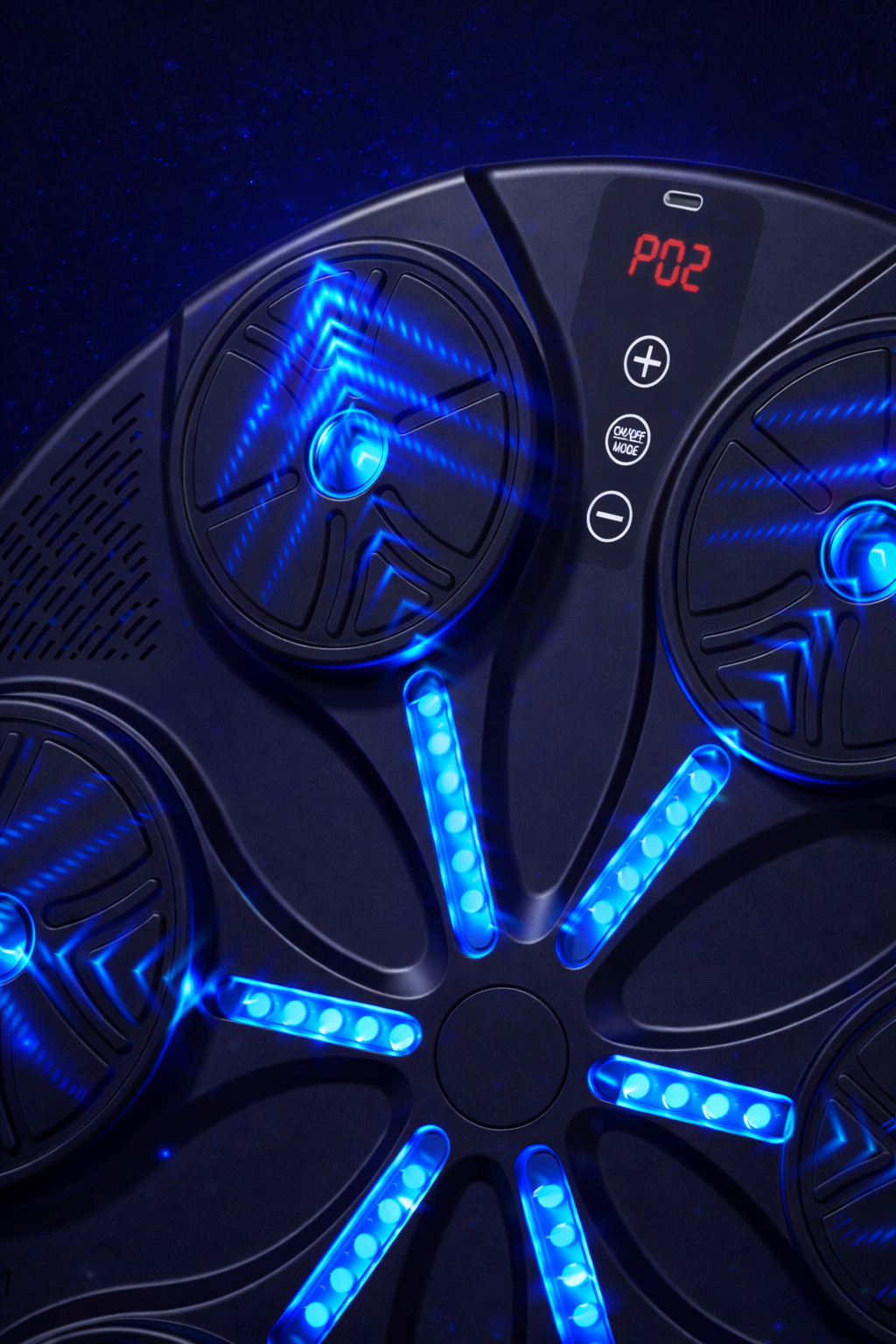 Boxing Punching Machine with LED Display & Wall Mount