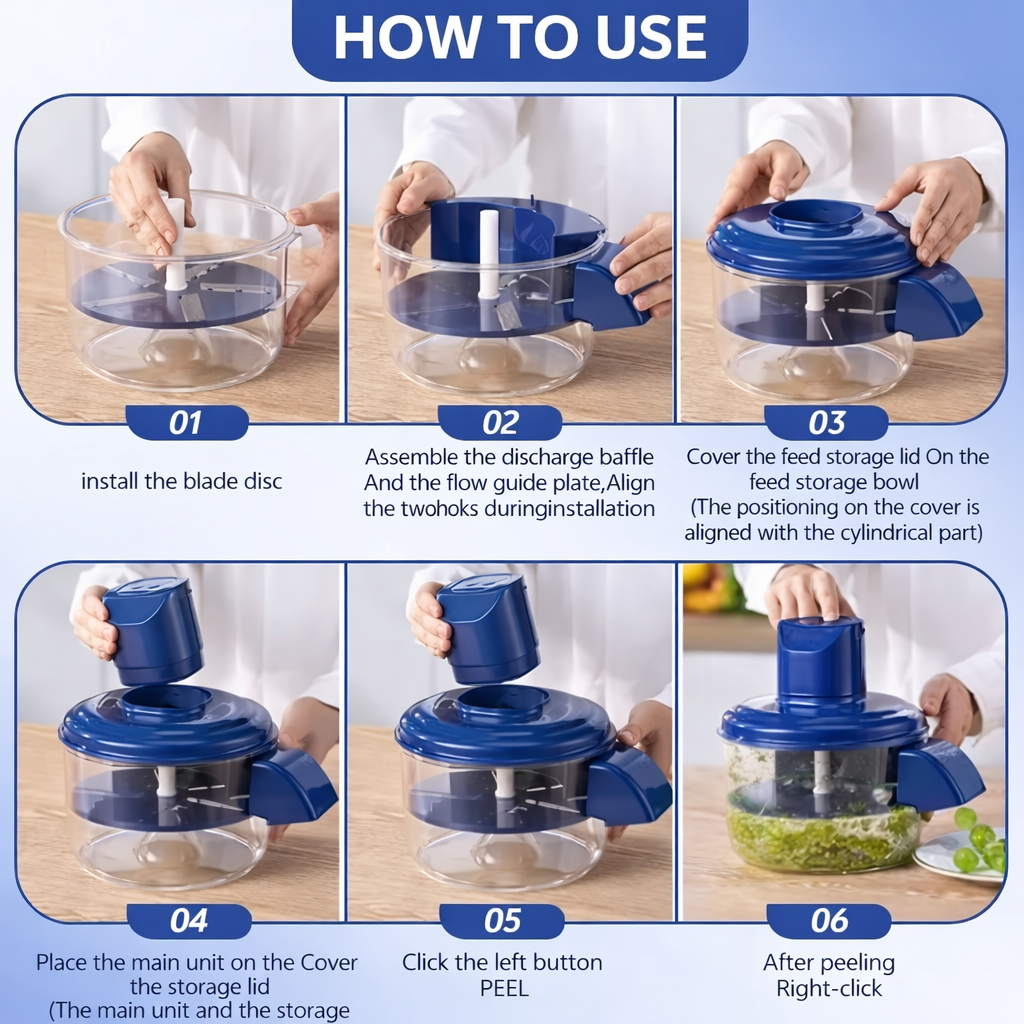 Automatic Peeling Machine Electric Rechargeable Peeler