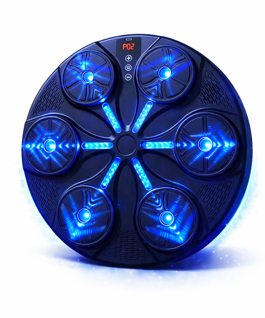 Boxing Punching Machine with LED Display & Wall Mount