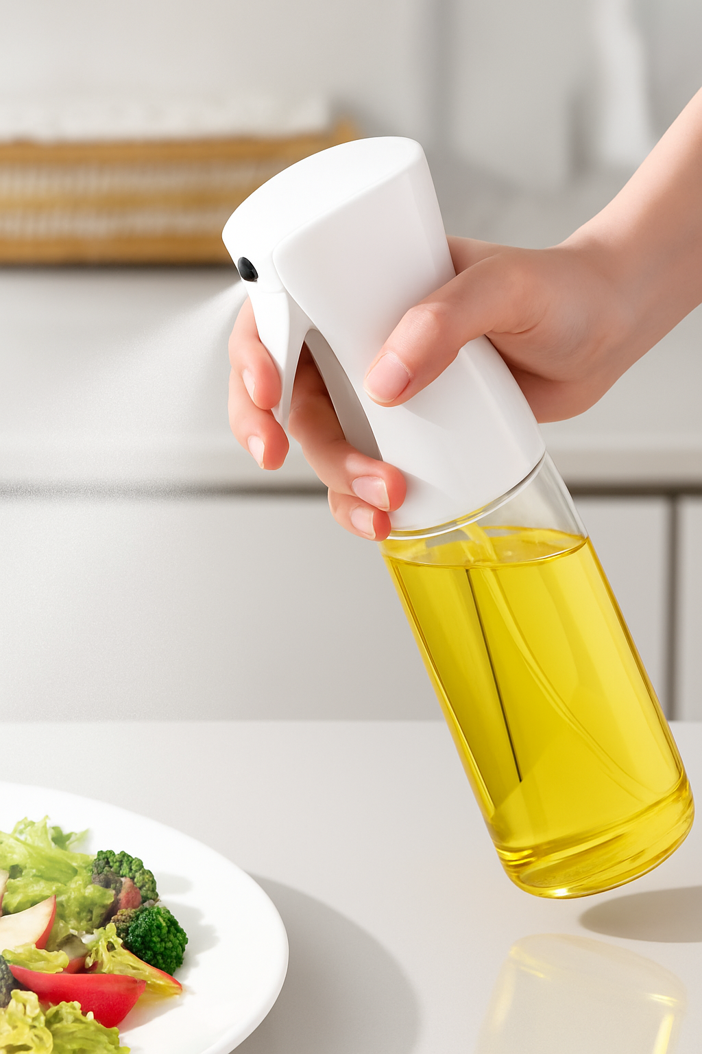 Cooking Oil Spray Bottle Fine Mist – Food Grade Sprayer