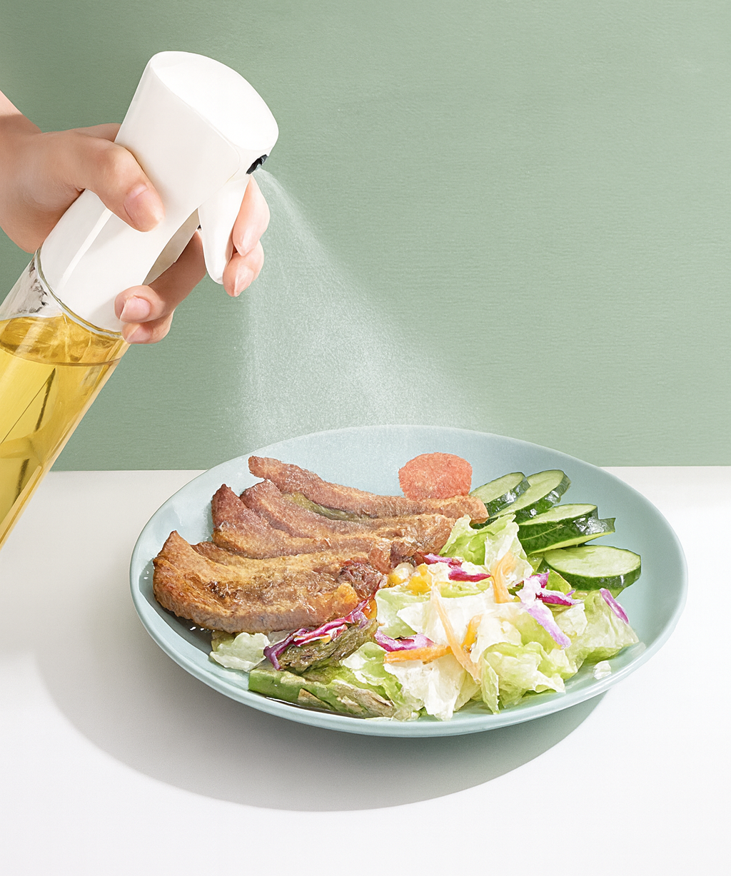 Cooking Oil Spray Bottle Fine Mist – Food Grade Sprayer