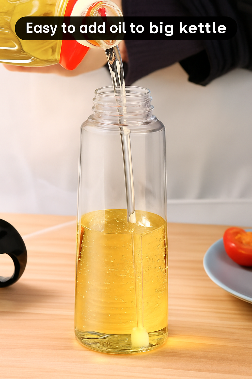 Cooking Oil Spray Bottle Fine Mist – Food Grade Sprayer