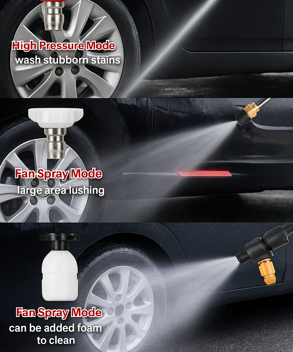 Cordless Pressure Washer Gun 68V – Portable Car Wash Kit