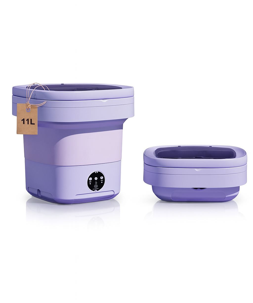 Portable Mini Washing Machine Compact Laundry Washer for Clothes Home