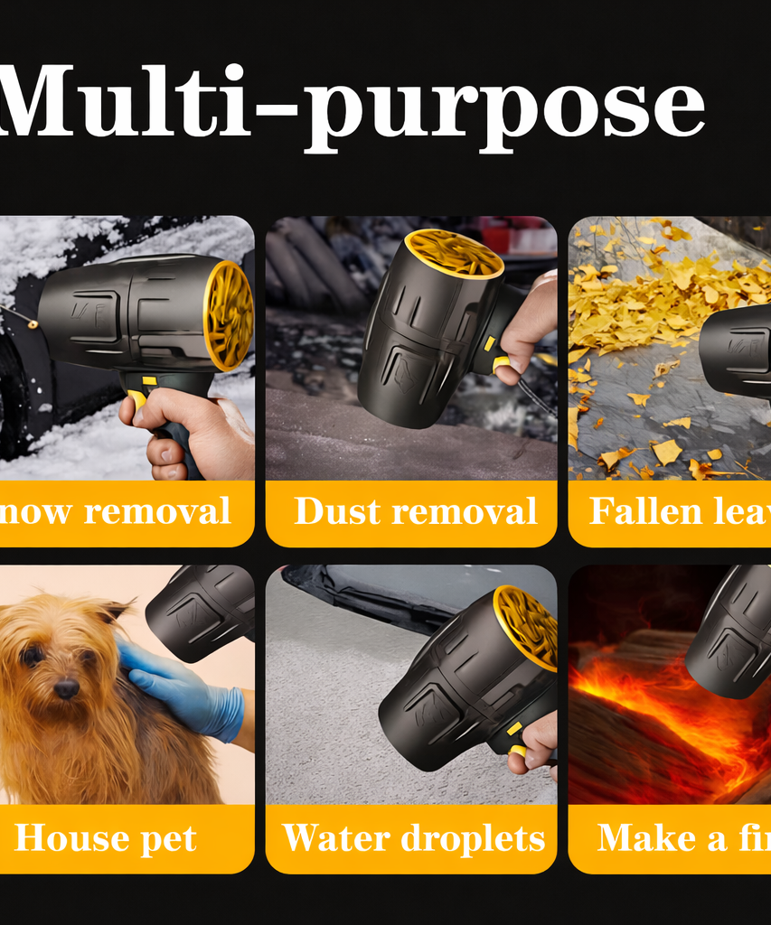 Cordless High Speed Electric Blower with Rechargeable Battery