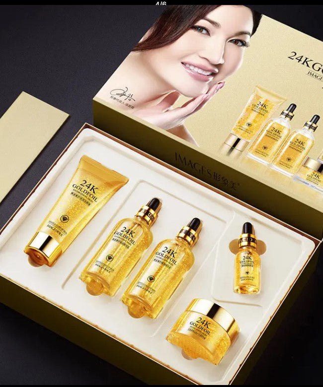 24k Gold Skin Care Set & Kit (5 Pcs)