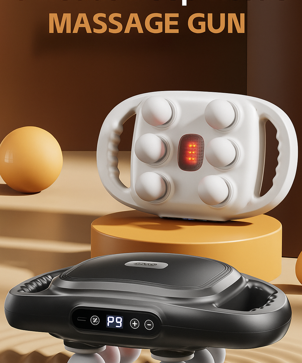 Six Head Electric Massager Full Body Vibration Therapy Device