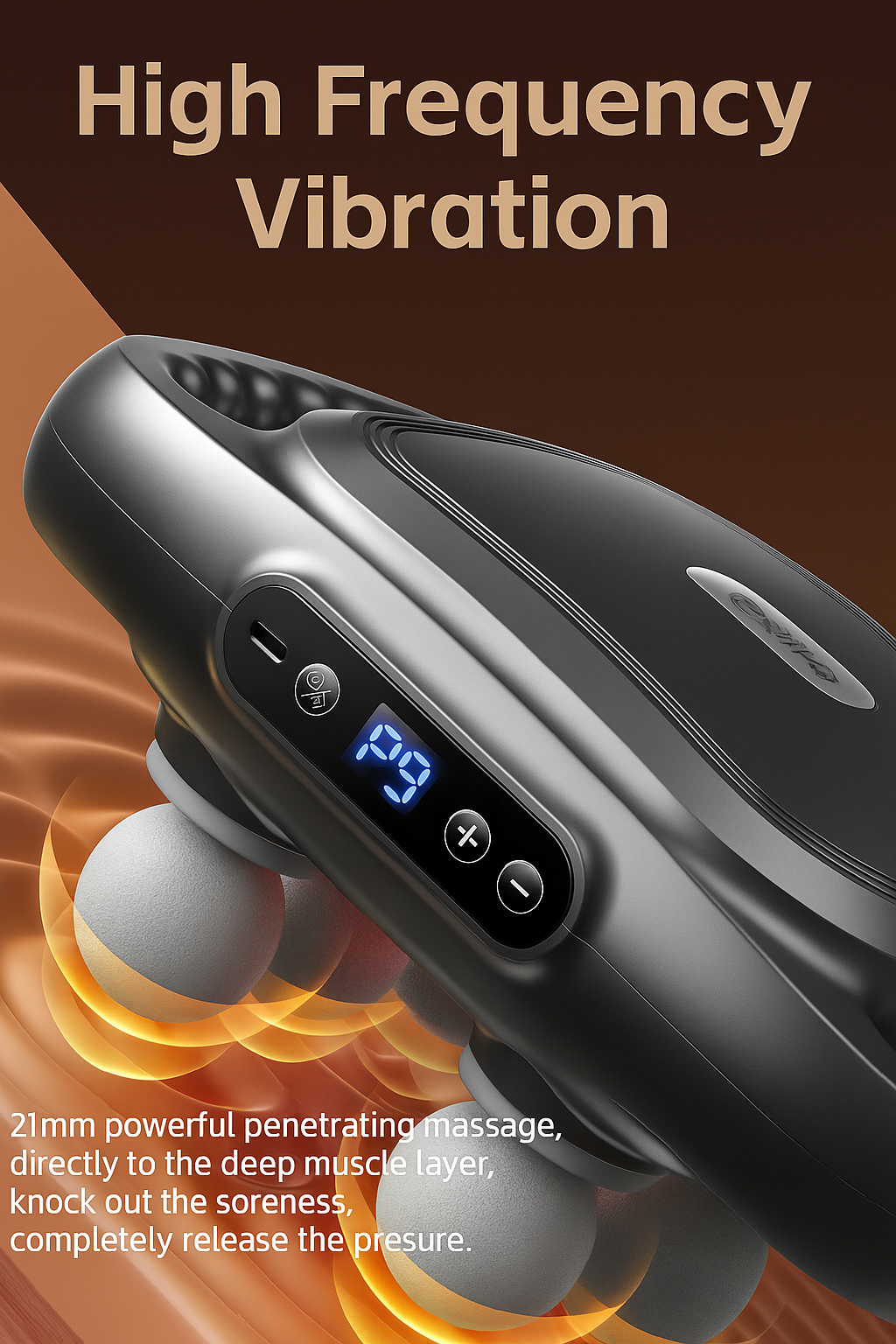 Six Head Electric Massager Full Body Vibration Therapy Device