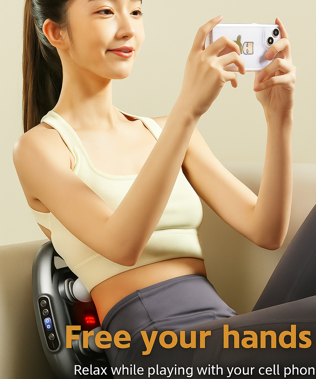 Six Head Electric Massager Full Body Vibration Therapy Device