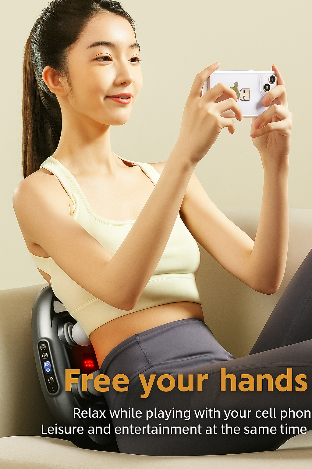 Six Head Electric Massager Full Body Vibration Therapy Device