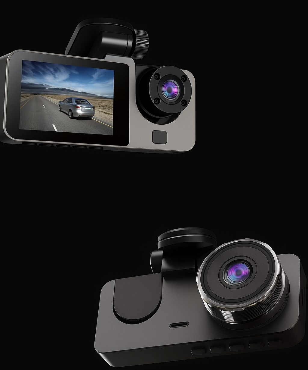 HD Vehicle Dash Camera DVR with 2.0" Screen, 170° Wide Angle, Loop Recording & G-Sensor
