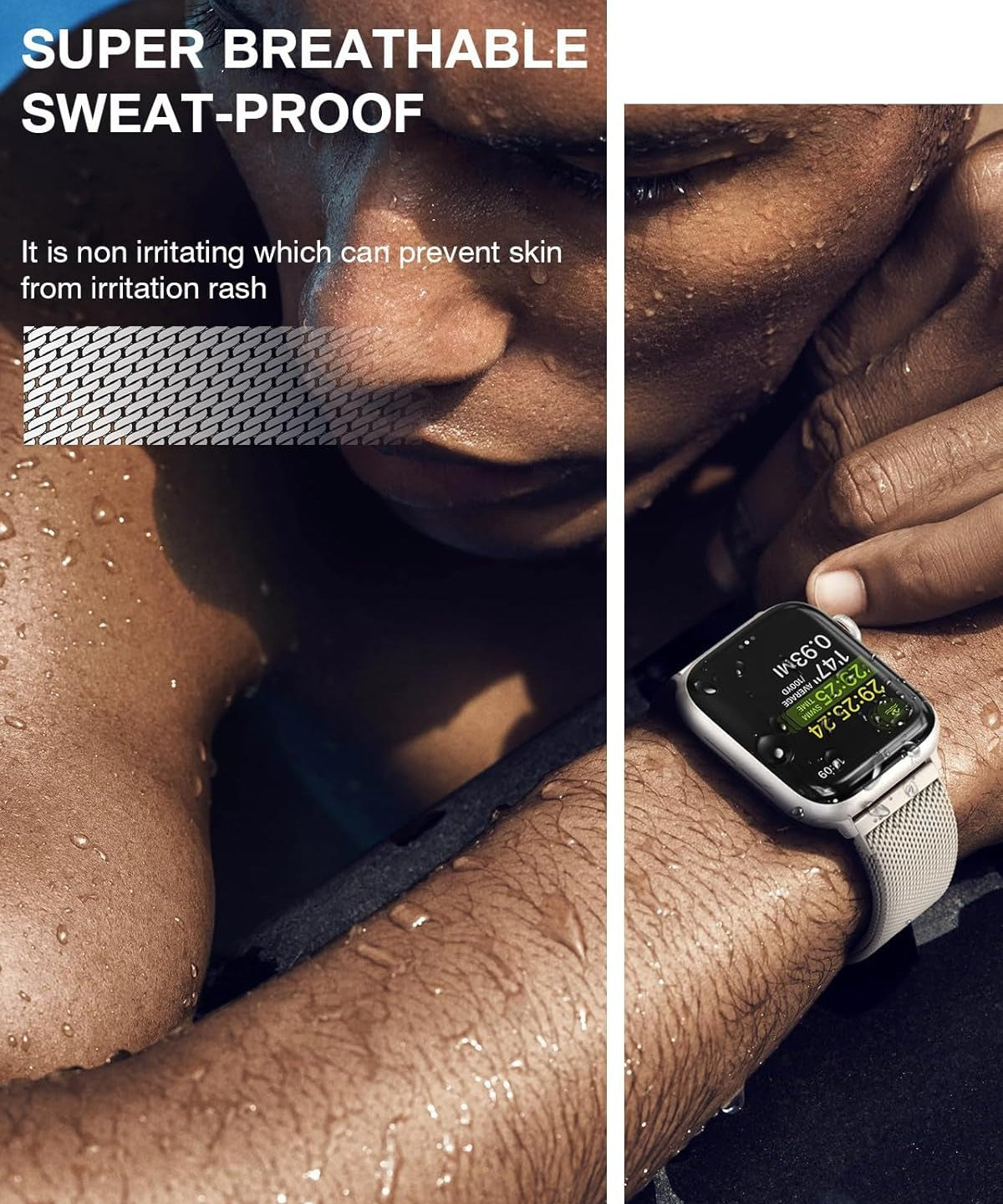 Series-9 Smart watch with Stainless Steel Milanese Loop