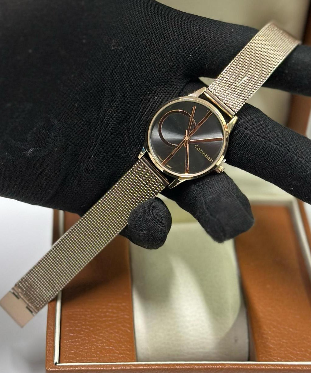Calvin Klein Quartz Stainless Steel Strap Watch