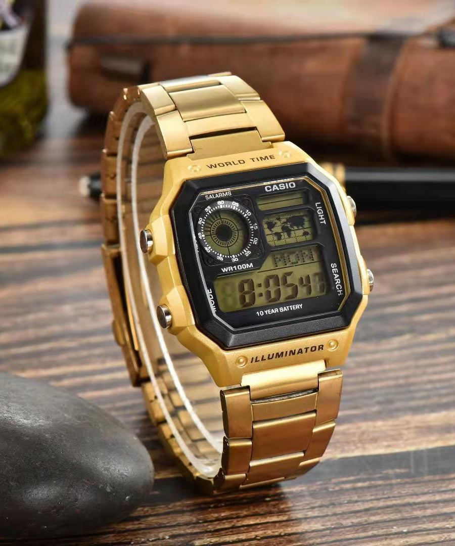 Casio Men’s metal  Digital Watch – AE-1200WHD
