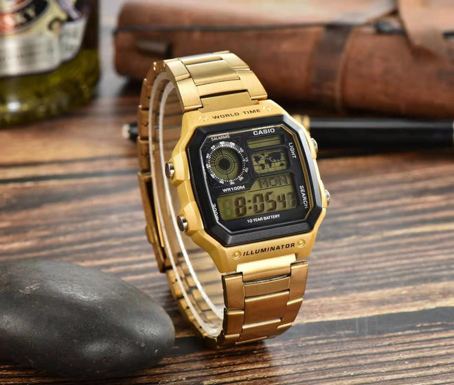 Casio Men’s metal  Digital Watch – AE-1200WHD