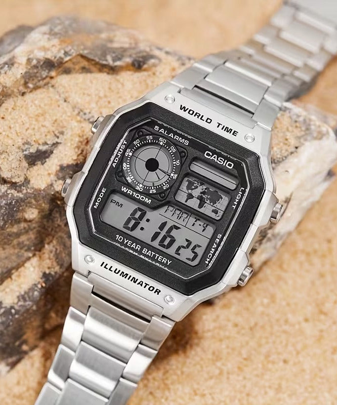 Casio Men’s metal  Digital Watch – AE-1200WHD